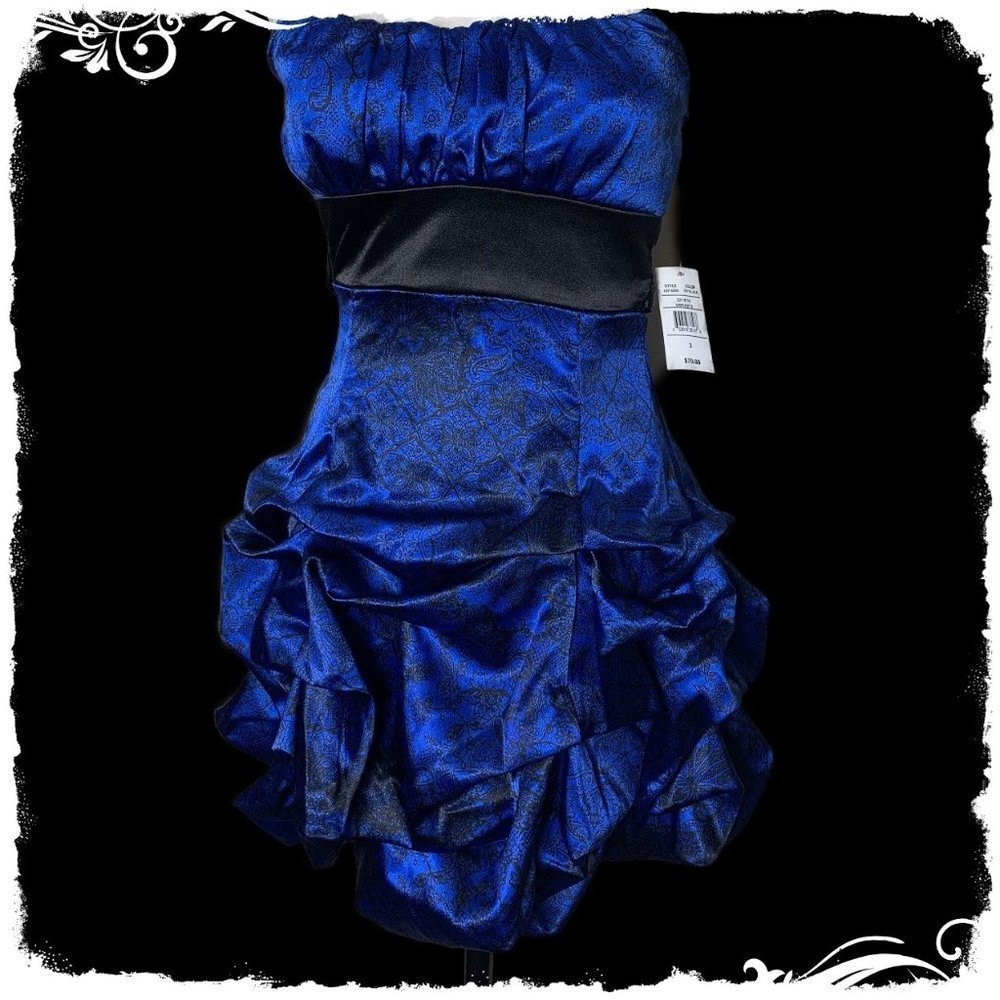 Ruby Rox Gathered Bodice Cocktail Dress 3 NWT